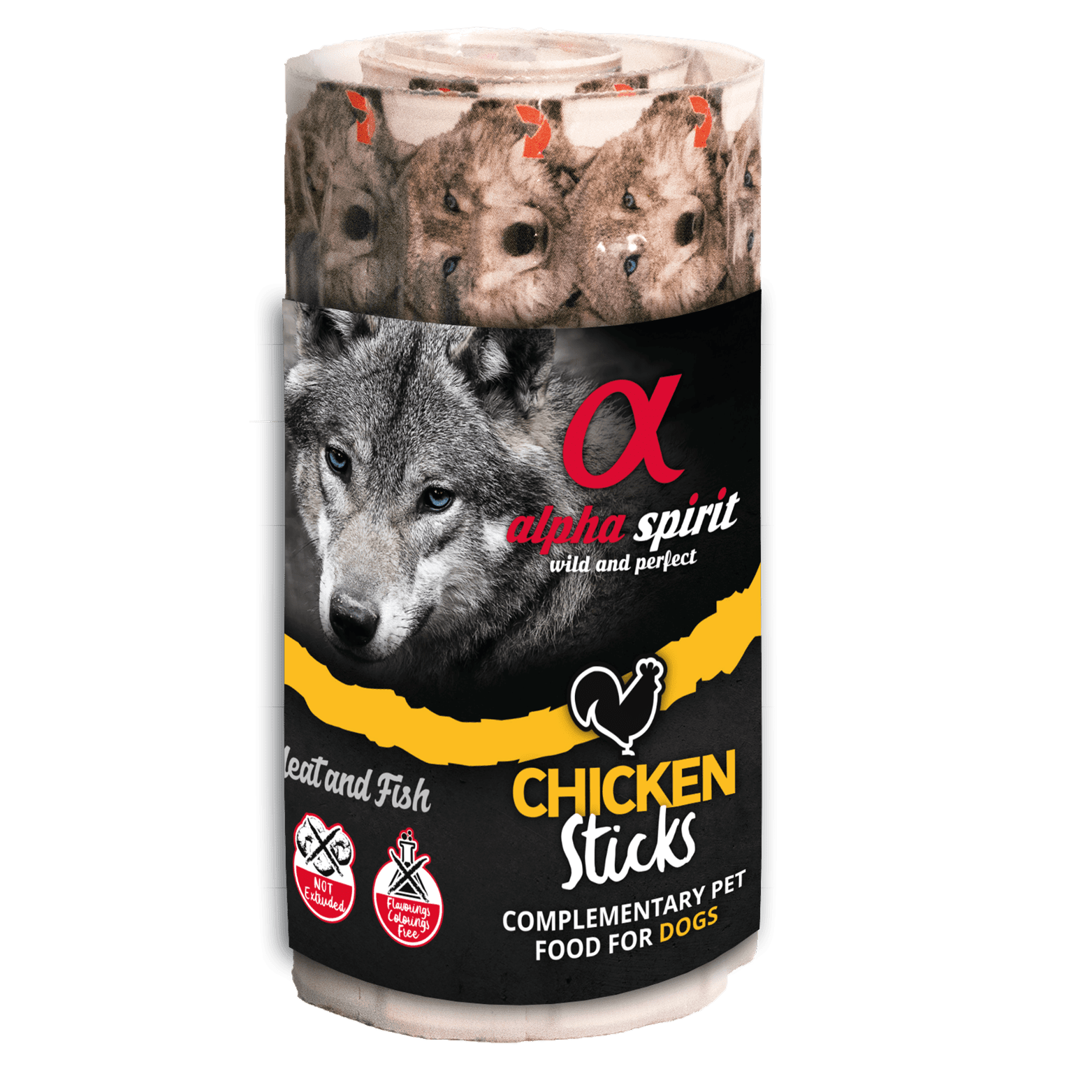 Artikel mit dem Namen alpha spirit Dog Ristra Stick 16er im Shop von zoo.de , dem Onlineshop für nachhaltiges Hundefutter und Katzenfutter.