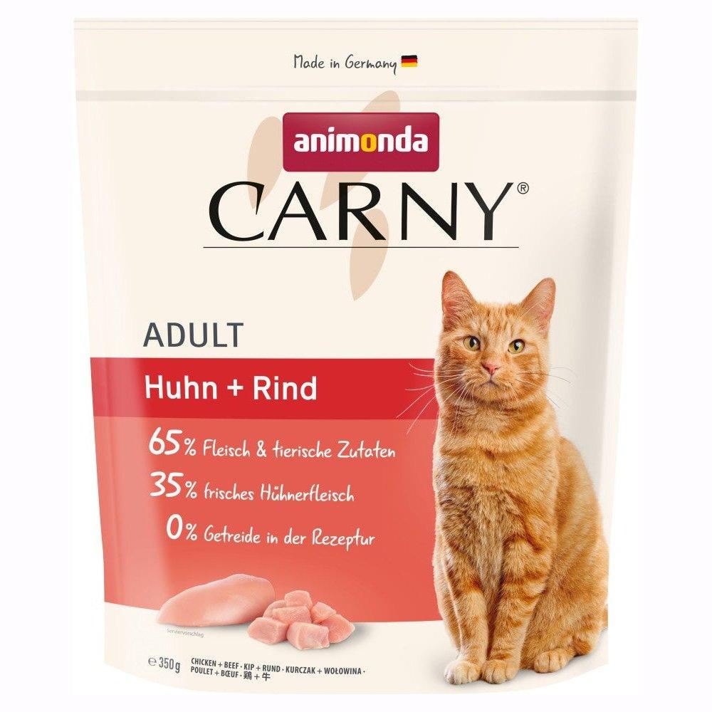 Artikel mit dem Namen Animonda Cat Trocken Carny Adult Huhn + Rind im Shop von zoo.de , dem Onlineshop für nachhaltiges Hundefutter und Katzenfutter.