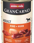 Artikel mit dem Namen Animonda Dog GranCarno Adult Rind & Huhn im Shop von zoo.de , dem Onlineshop für nachhaltiges Hundefutter und Katzenfutter.