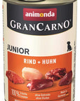 Artikel mit dem Namen Animonda Dog GranCarno Junior Huhn & Kaninchen im Shop von zoo.de , dem Onlineshop für nachhaltiges Hundefutter und Katzenfutter.