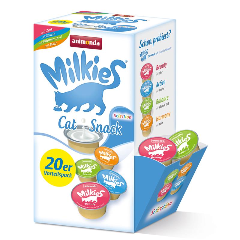 Artikel mit dem Namen Animonda Milkie Selection Mixed im Shop von zoo.de , dem Onlineshop für nachhaltiges Hundefutter und Katzenfutter.