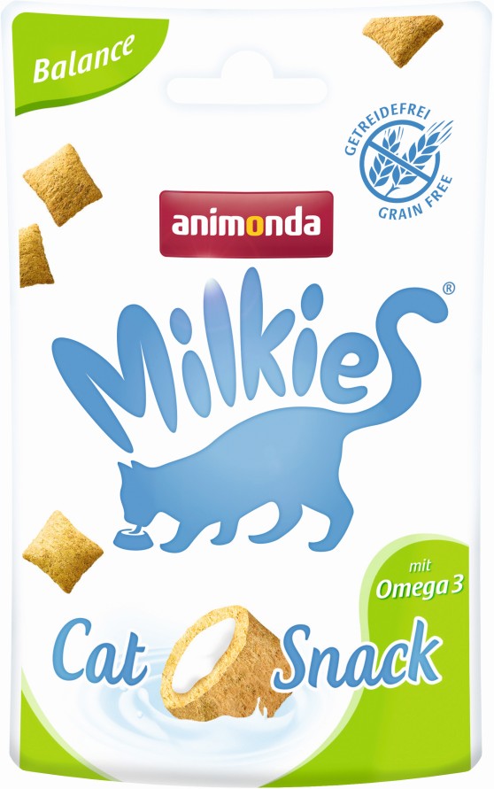 Artikel mit dem Namen Animonda Snack Milkie Knusperkissen Balance im Shop von zoo.de , dem Onlineshop für nachhaltiges Hundefutter und Katzenfutter.