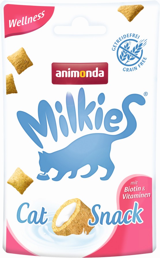 Artikel mit dem Namen Animonda Snack Milkie Knusperkissen Wellness im Shop von zoo.de , dem Onlineshop für nachhaltiges Hundefutter und Katzenfutter.