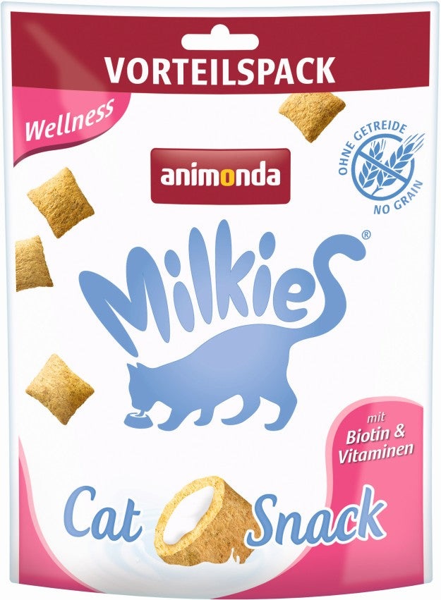 Artikel mit dem Namen Animonda Snack Milkie Knusperkissen Wellness im Shop von zoo.de , dem Onlineshop für nachhaltiges Hundefutter und Katzenfutter.