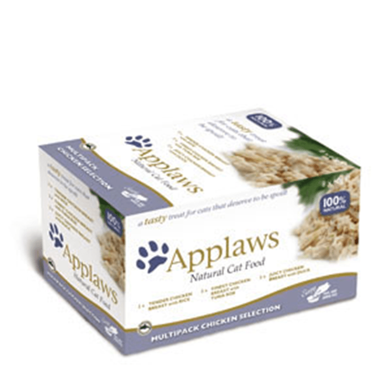 Artikel mit dem Namen Applaws Cat Multipack Huhn Selection im Shop von zoo.de , dem Onlineshop für nachhaltiges Hundefutter und Katzenfutter.