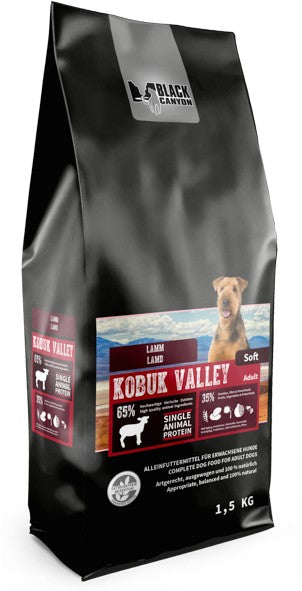 Artikel mit dem Namen Black Canyon Kobuk Valley Soft im Shop von zoo.de , dem Onlineshop für nachhaltiges Hundefutter und Katzenfutter.