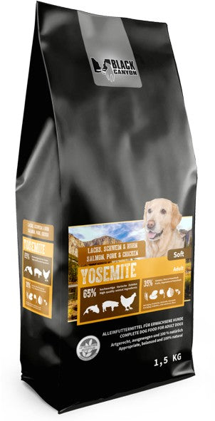 Artikel mit dem Namen Black Canyon Yosemite Soft im Shop von zoo.de , dem Onlineshop für nachhaltiges Hundefutter und Katzenfutter.