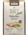 Artikel mit dem Namen Bosch HPC Soft Hühnchen & Banane im Shop von zoo.de , dem Onlineshop für nachhaltiges Hundefutter und Katzenfutter.