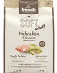 Artikel mit dem Namen Bosch HPC Soft Hühnchen & Banane im Shop von zoo.de , dem Onlineshop für nachhaltiges Hundefutter und Katzenfutter.