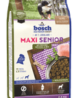 Artikel mit dem Namen Bosch Maxi Senior Geflügel im Shop von zoo.de , dem Onlineshop für nachhaltiges Hundefutter und Katzenfutter.