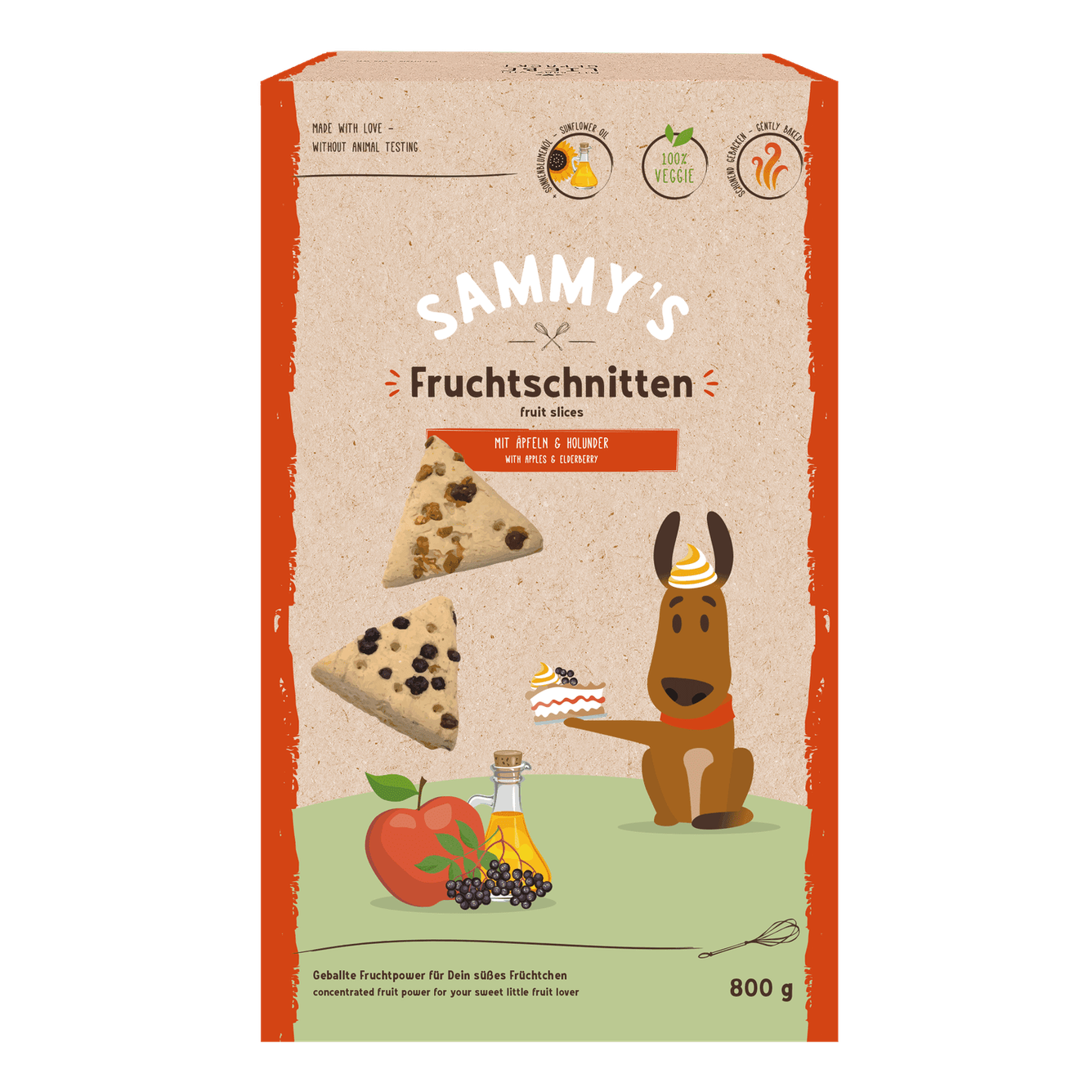 Artikel mit dem Namen Bosch Sammy's Fruchtschnitte Hundesnack im Shop von zoo.de , dem Onlineshop für nachhaltiges Hundefutter und Katzenfutter.