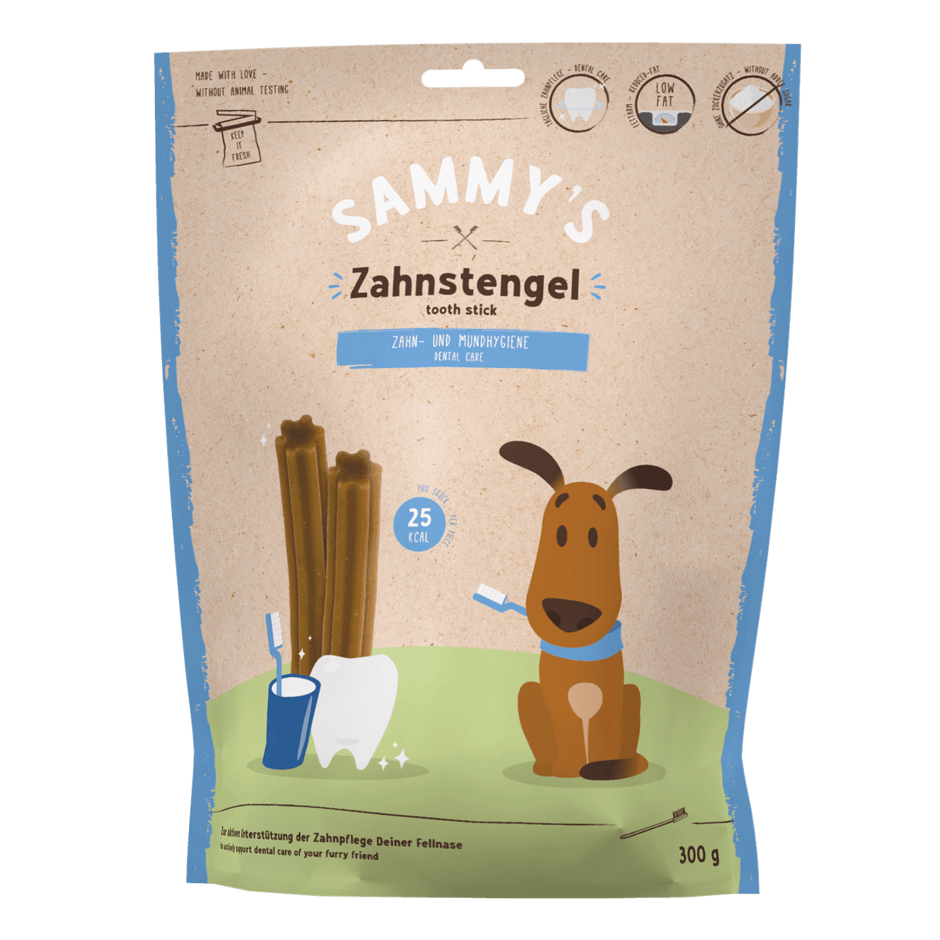 Artikel mit dem Namen Bosch Sammy's Zahnstengel Hundesnack im Shop von zoo.de , dem Onlineshop für nachhaltiges Hundefutter und Katzenfutter.