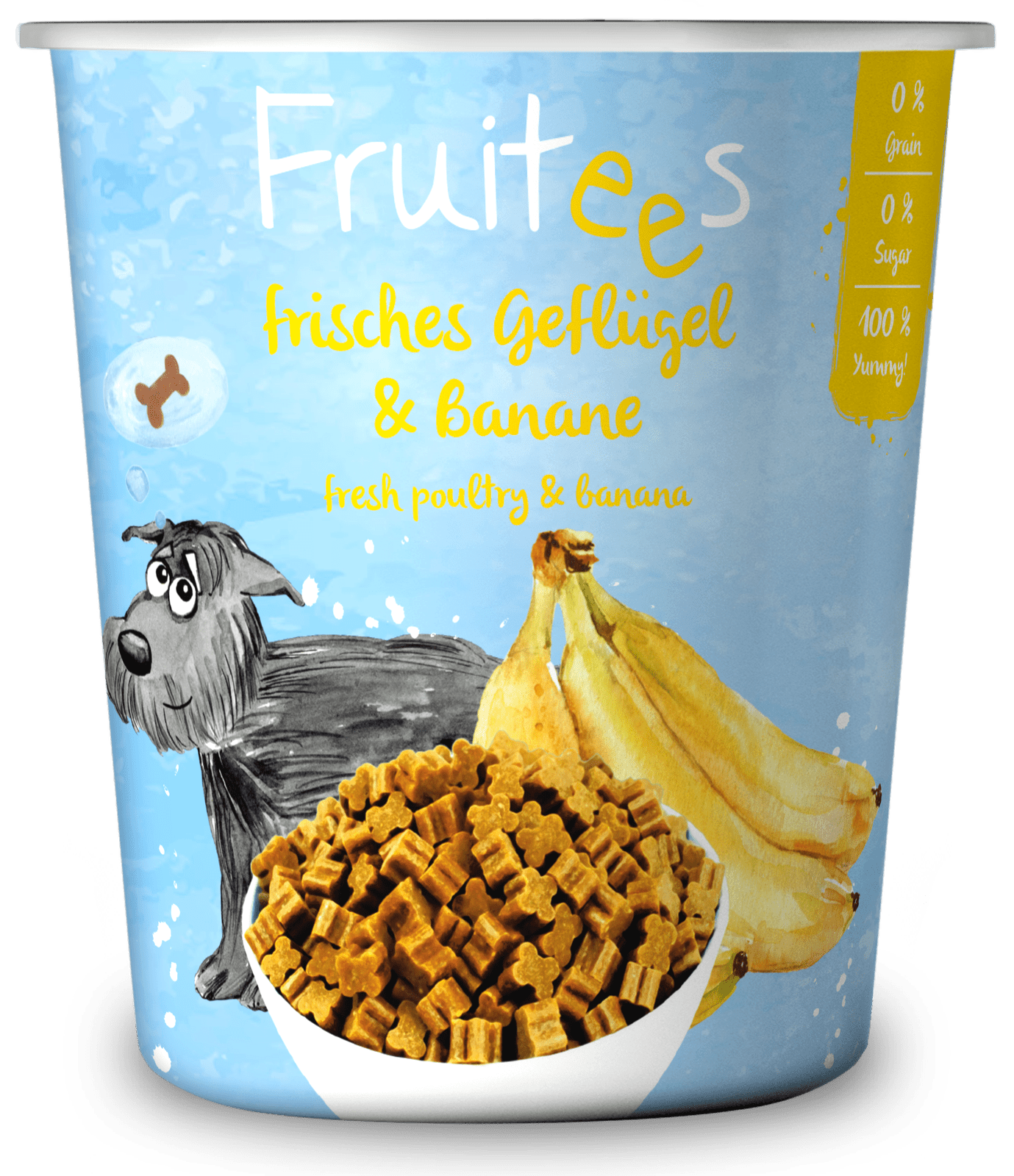 Artikel mit dem Namen Bosch Snack Fruitees Banane im Shop von zoo.de , dem Onlineshop für nachhaltiges Hundefutter und Katzenfutter.