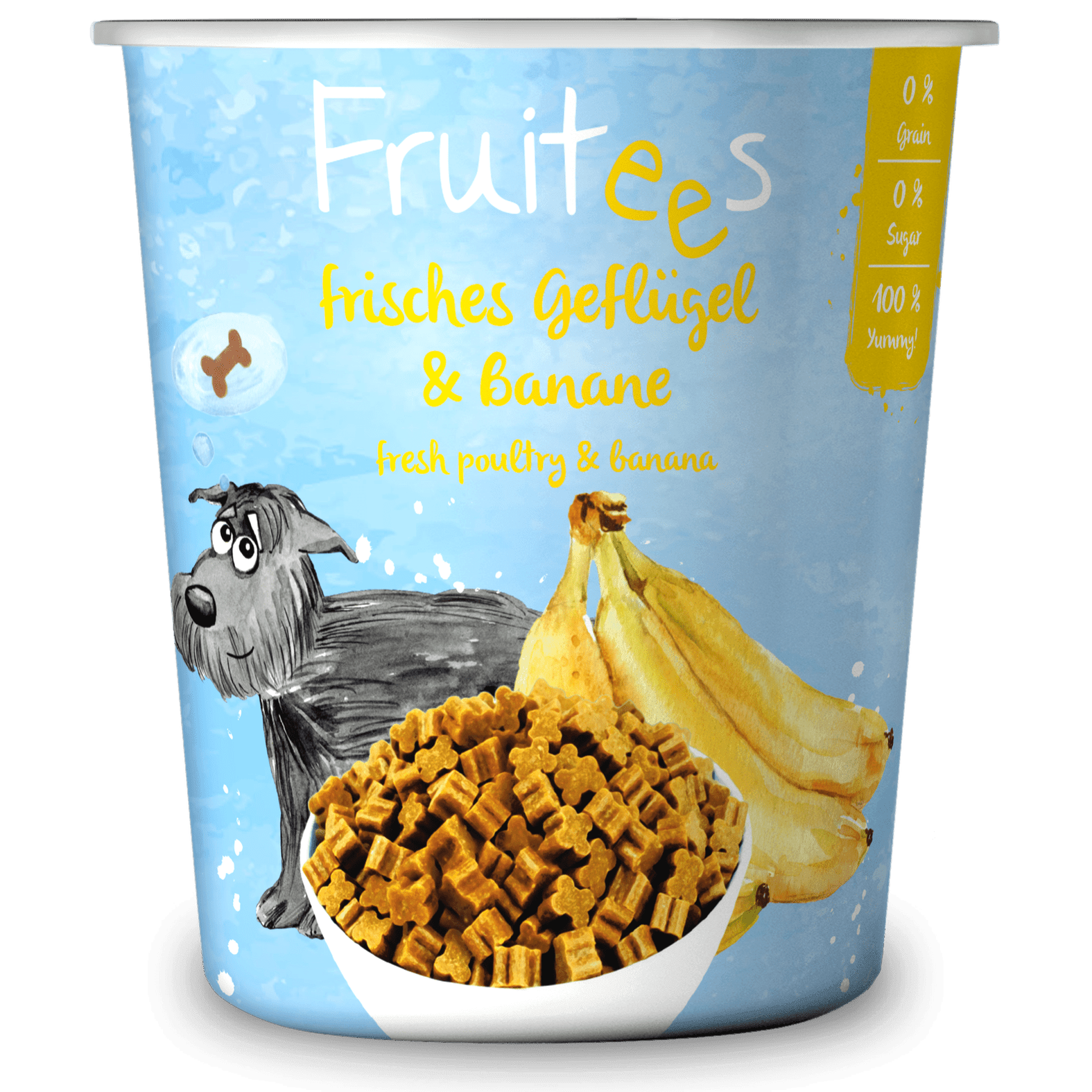 Artikel mit dem Namen Bosch Snack Fruitees Banane im Shop von zoo.de , dem Onlineshop für nachhaltiges Hundefutter und Katzenfutter.