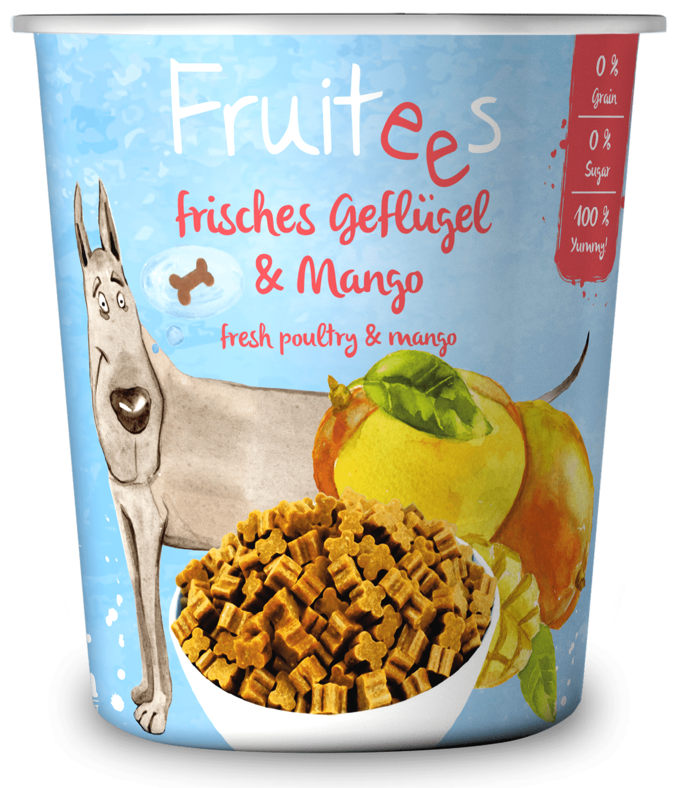 Artikel mit dem Namen Bosch Snack Fruitees Mango im Shop von zoo.de , dem Onlineshop für nachhaltiges Hundefutter und Katzenfutter.