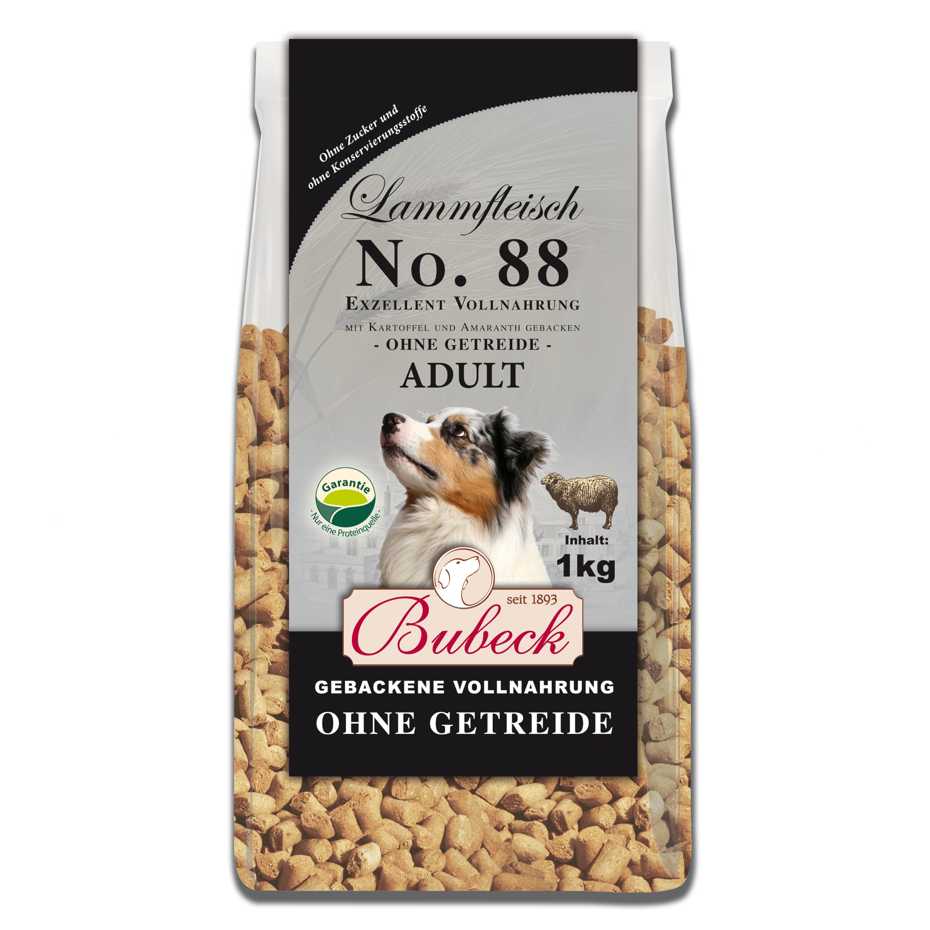 Artikel mit dem Namen Bubeck Lamm und Amaranth im Shop von zoo.de , dem Onlineshop für nachhaltiges Hundefutter und Katzenfutter.