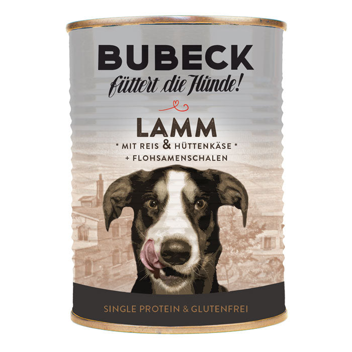 Artikel mit dem Namen Bubeck Lammfleisch im Shop von zoo.de , dem Onlineshop für nachhaltiges Hundefutter und Katzenfutter.