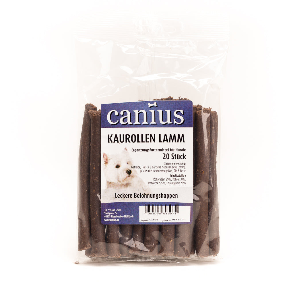 Artikel mit dem Namen Canius EU KauRollen im Shop von zoo.de , dem Onlineshop für nachhaltiges Hundefutter und Katzenfutter.