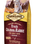 Artikel mit dem Namen Carnilove Cat Adult Fresh - Gourmand im Shop von zoo.de , dem Onlineshop für nachhaltiges Hundefutter und Katzenfutter.