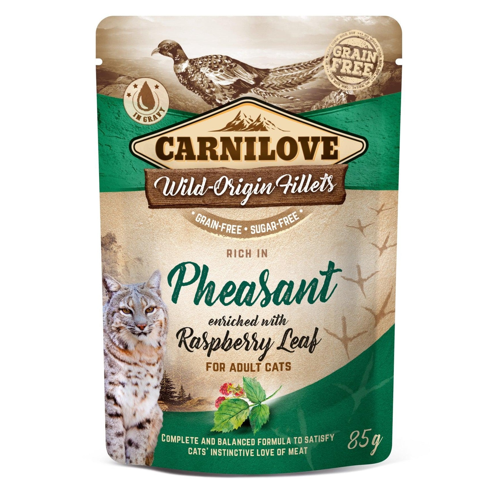 Artikel mit dem Namen Carnilove Cat Pouch - Fasan im Shop von zoo.de , dem Onlineshop für nachhaltiges Hundefutter und Katzenfutter.