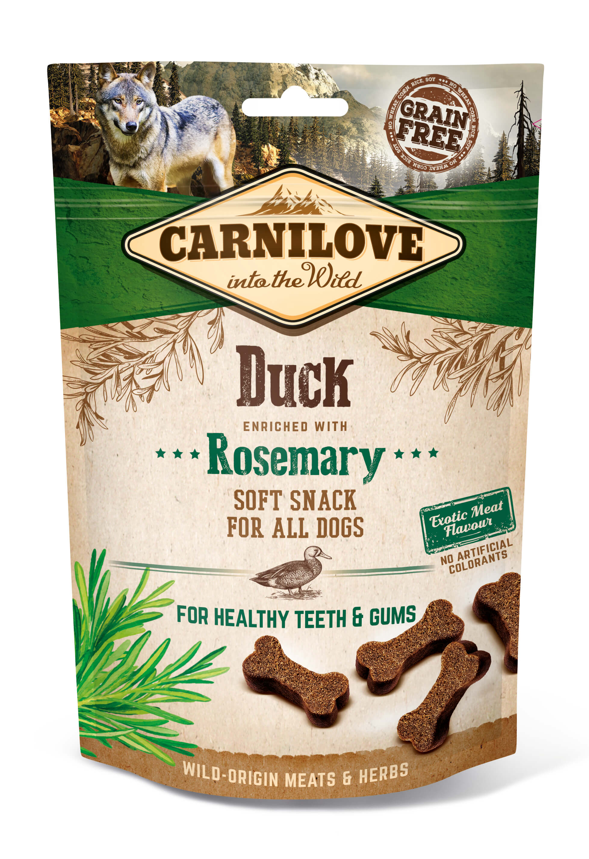 Artikel mit dem Namen Carnilove Dog Soft Snack - Ente im Shop von zoo.de , dem Onlineshop für nachhaltiges Hundefutter und Katzenfutter.