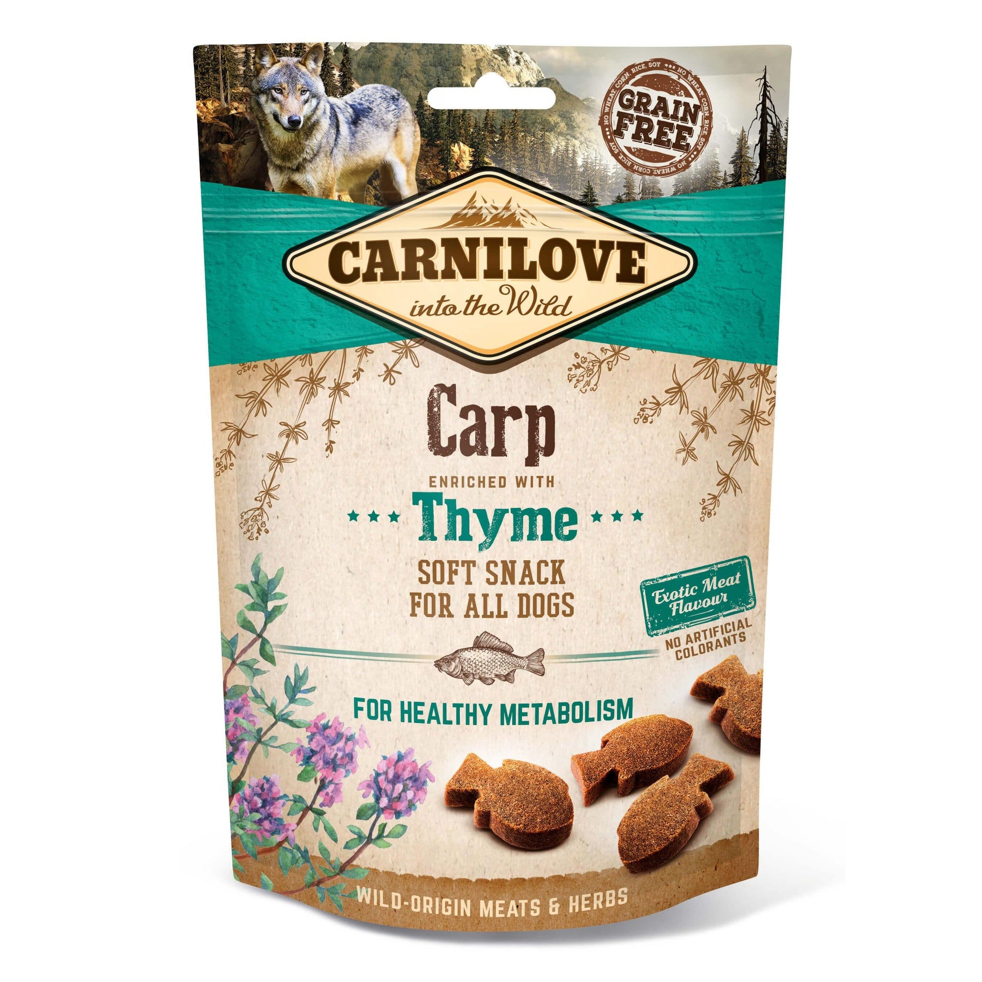 Artikel mit dem Namen Carnilove Dog Soft Snack - Karpfen im Shop von zoo.de , dem Onlineshop für nachhaltiges Hundefutter und Katzenfutter.