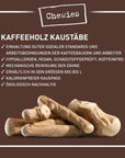 Artikel mit dem Namen Chewies Kaffeeholz-Kaustab im Shop von zoo.de , dem Onlineshop für nachhaltiges Hundefutter und Katzenfutter.