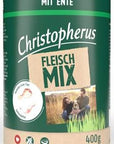 Artikel mit dem Namen Christopherus Fleischmix - mit Ente im Shop von zoo.de , dem Onlineshop für nachhaltiges Hundefutter und Katzenfutter.