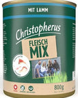 Artikel mit dem Namen Christopherus Fleischmix - mit Lamm im Shop von zoo.de , dem Onlineshop für nachhaltiges Hundefutter und Katzenfutter.