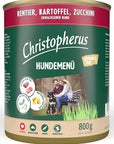 Artikel mit dem Namen Christopherus Menü -Adult - mit Rentier & Kartoffel im Shop von zoo.de , dem Onlineshop für nachhaltiges Hundefutter und Katzenfutter.