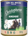 Artikel mit dem Namen Christopherus Menü -Senior - mit Huhn & Reis im Shop von zoo.de , dem Onlineshop für nachhaltiges Hundefutter und Katzenfutter.