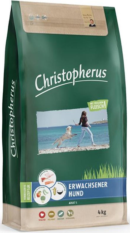 Artikel mit dem Namen Christopherus Senior Geflügel, Lamm, Ei & Reis im Shop von zoo.de , dem Onlineshop für nachhaltiges Hundefutter und Katzenfutter.