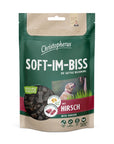 Artikel mit dem Namen Christopherus Snacks Soft-Im-Biss mit Hirsch im Shop von zoo.de , dem Onlineshop für nachhaltiges Hundefutter und Katzenfutter.