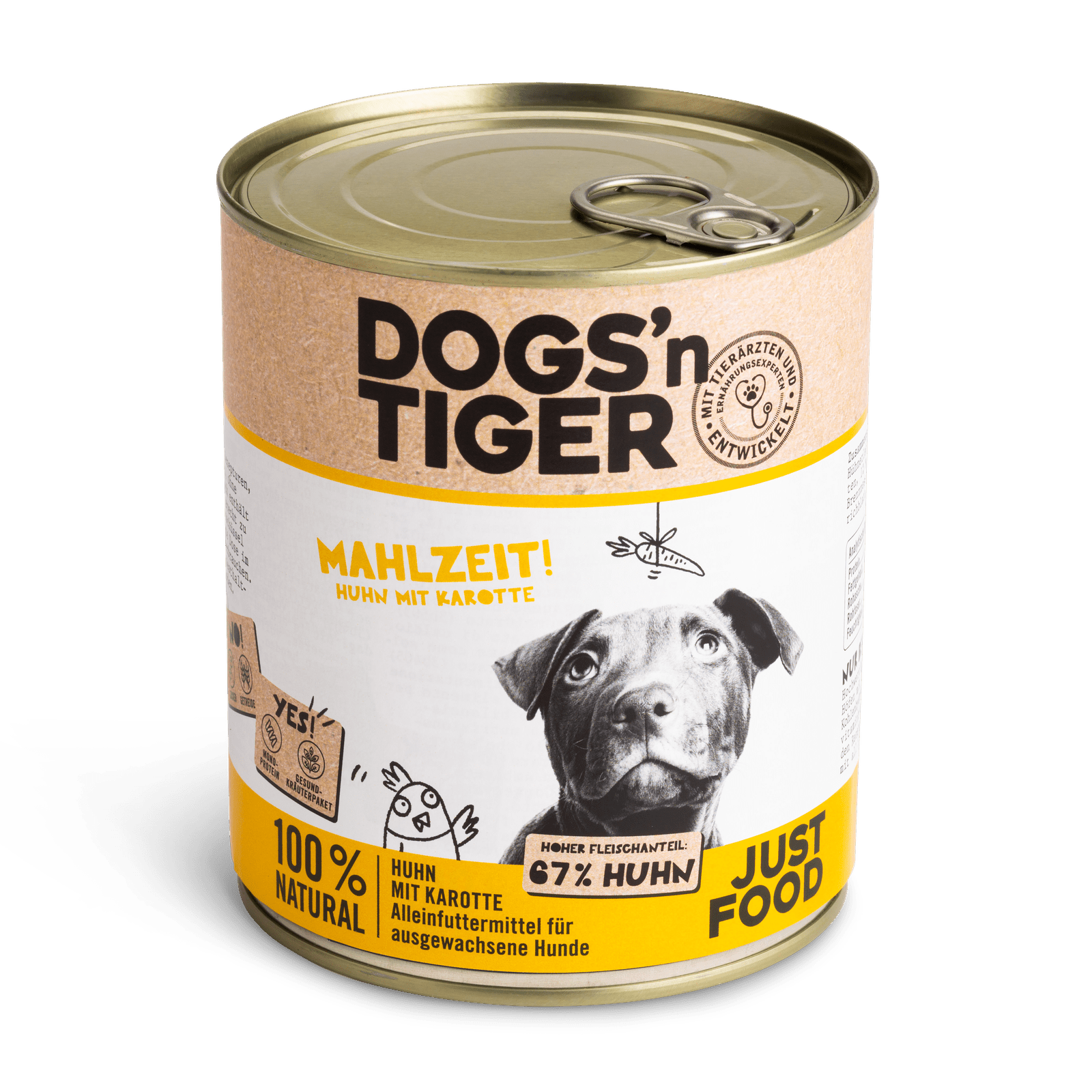 Artikel mit dem Namen Dogs'n Tiger Hund Mahlzeit! im Shop von zoo.de , dem Onlineshop für nachhaltiges Hundefutter und Katzenfutter.