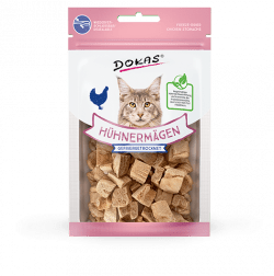 Artikel mit dem Namen Dokas Cat Hühnermagen (gefriergetrocknet) im Shop von zoo.de , dem Onlineshop für nachhaltiges Hundefutter und Katzenfutter.