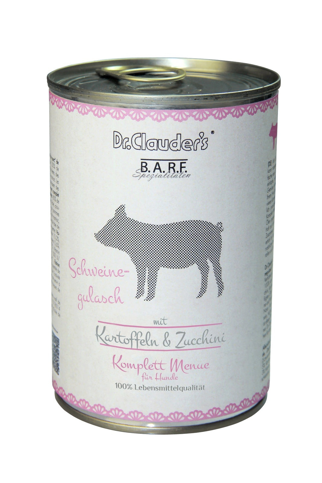 Artikel mit dem Namen Dr.Clauder's BARF Schweinegulasch im Shop von zoo.de , dem Onlineshop für nachhaltiges Hundefutter und Katzenfutter.