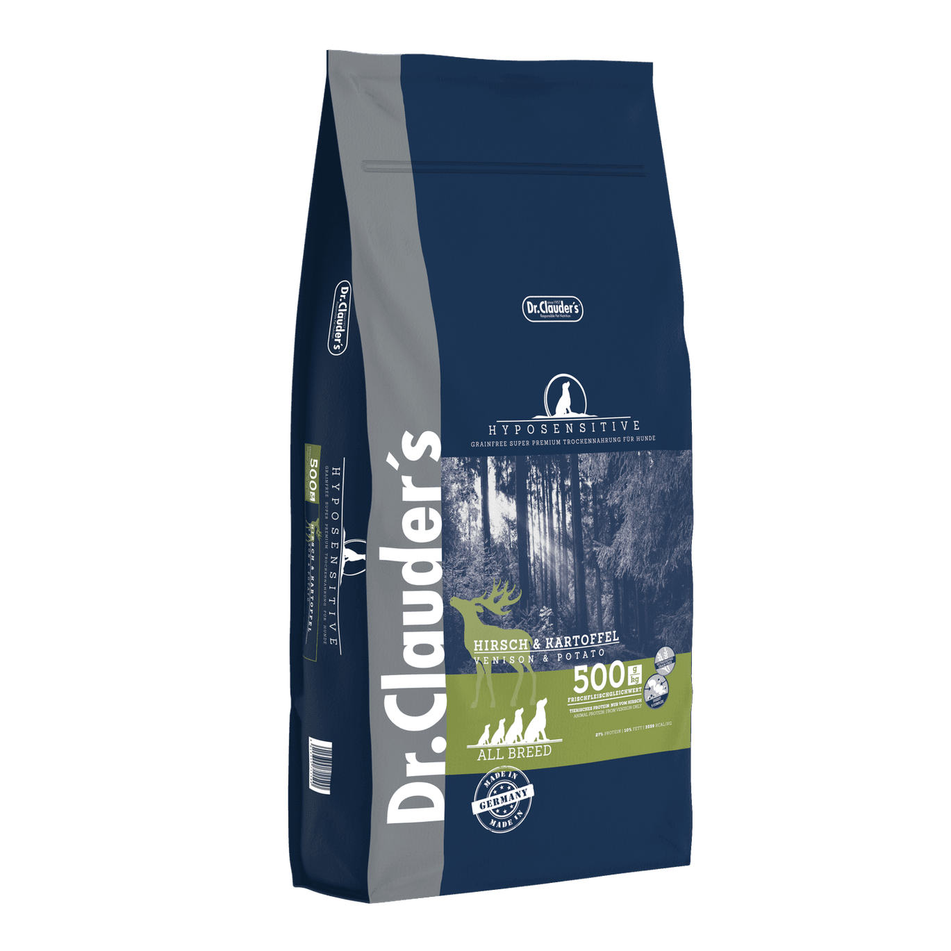 Artikel mit dem Namen Dr.Clauder's Best Choice Adult Hirsch+Kartoffel im Shop von zoo.de , dem Onlineshop für nachhaltiges Hundefutter und Katzenfutter.