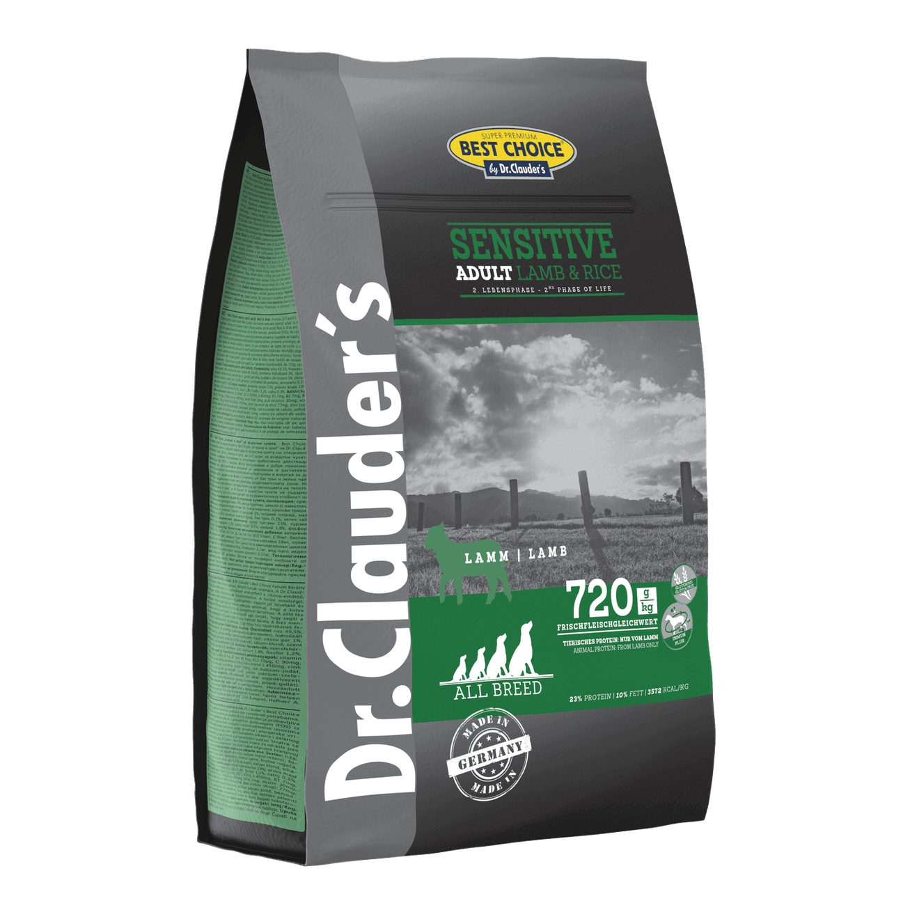 Artikel mit dem Namen Dr.Clauder's Best Choice Adult Lamm & Reis im Shop von zoo.de , dem Onlineshop für nachhaltiges Hundefutter und Katzenfutter.