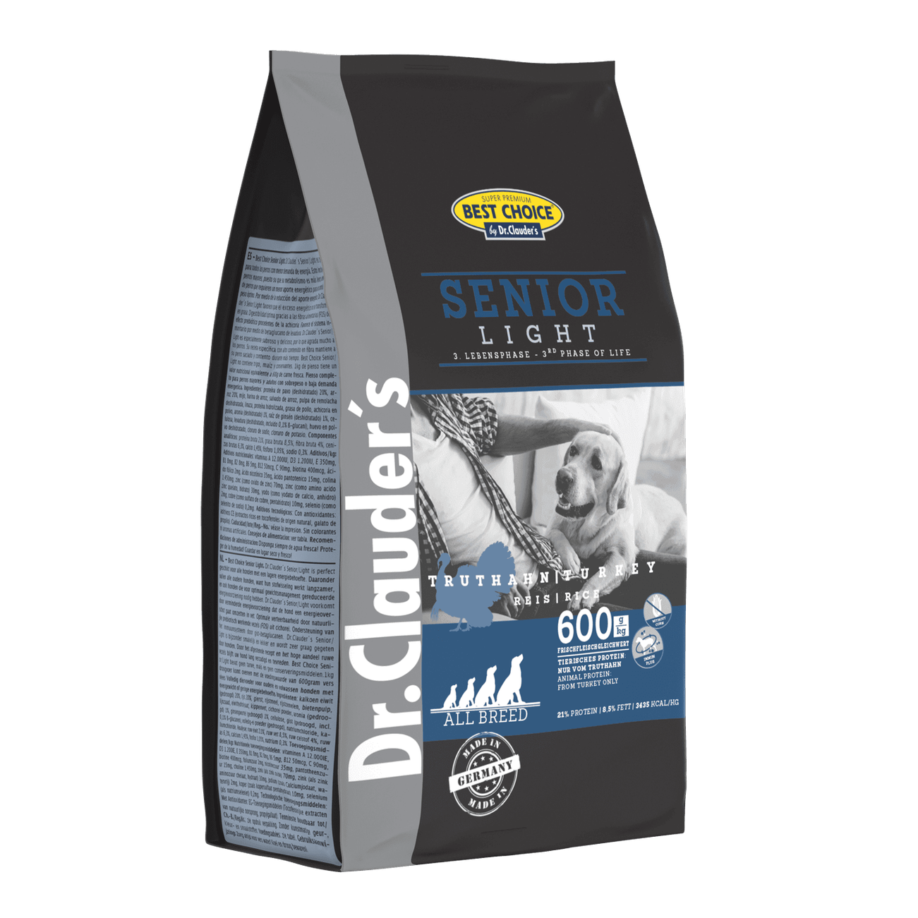 Artikel mit dem Namen Dr.Clauder's Best Choice Senior Light im Shop von zoo.de , dem Onlineshop für nachhaltiges Hundefutter und Katzenfutter.