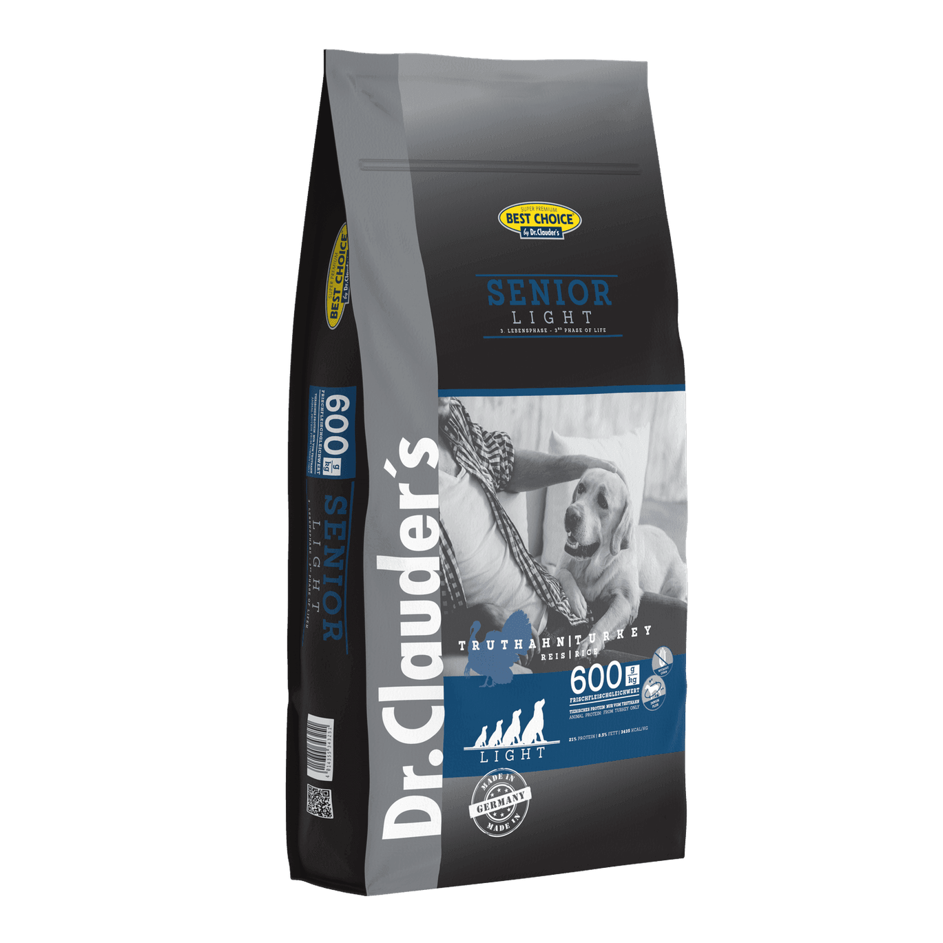 Artikel mit dem Namen Dr.Clauder's Best Choice Senior Light im Shop von zoo.de , dem Onlineshop für nachhaltiges Hundefutter und Katzenfutter.