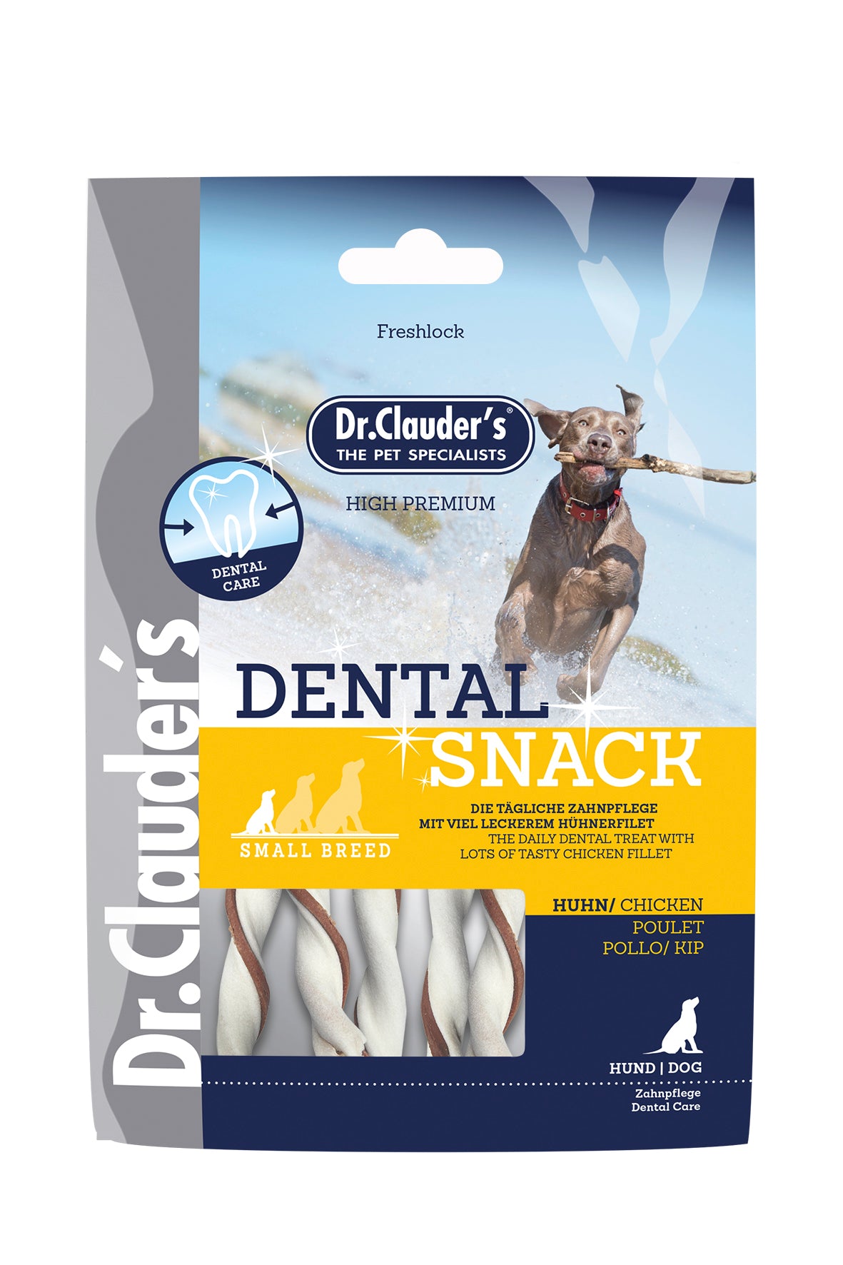 Artikel mit dem Namen Dr.Clauder's Dental Ente small im Shop von zoo.de , dem Onlineshop für nachhaltiges Hundefutter und Katzenfutter.