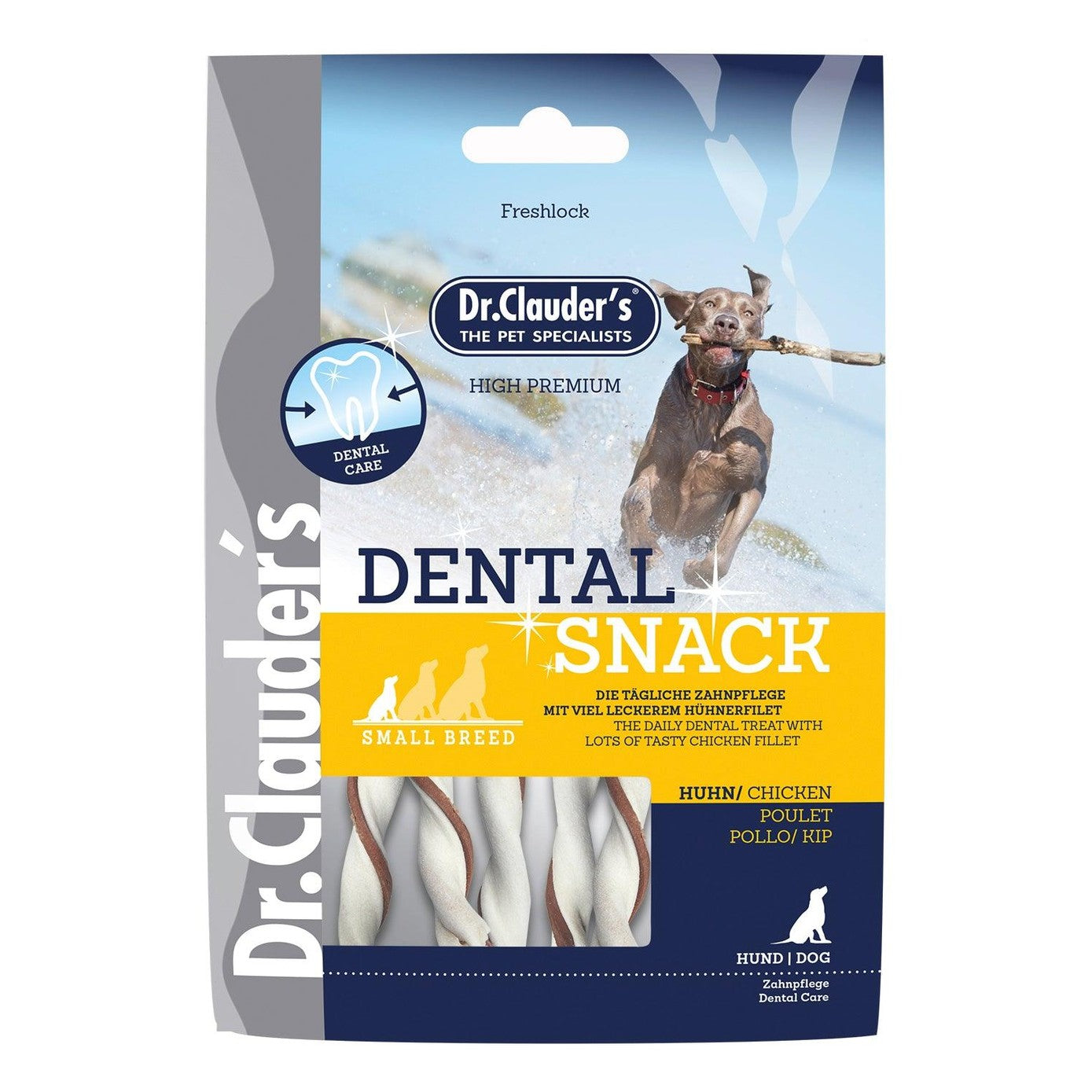 Artikel mit dem Namen Dr.Clauder's Dental Ente small im Shop von zoo.de , dem Onlineshop für nachhaltiges Hundefutter und Katzenfutter.