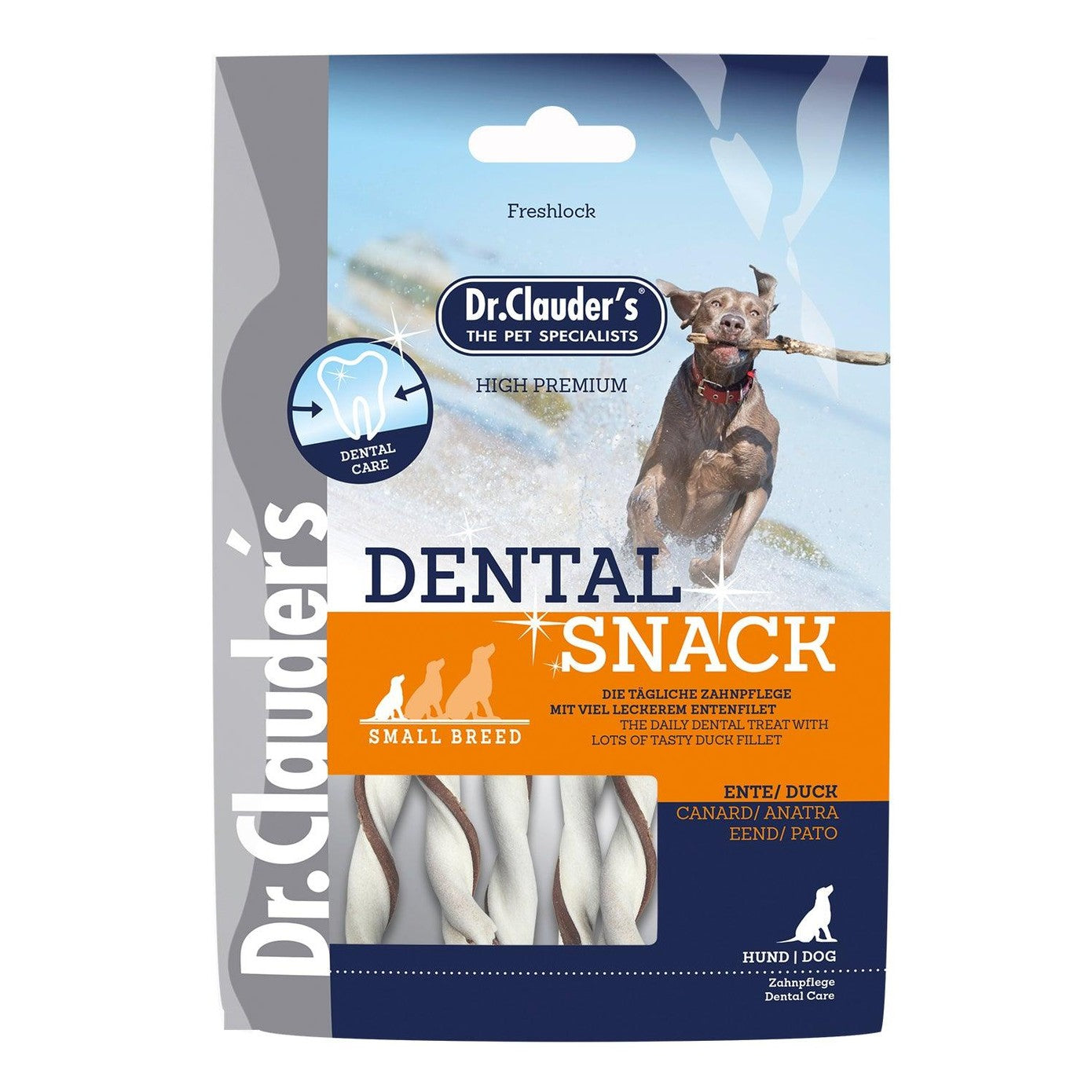 Artikel mit dem Namen Dr.Clauder's Dental Huhn small im Shop von zoo.de , dem Onlineshop für nachhaltiges Hundefutter und Katzenfutter.