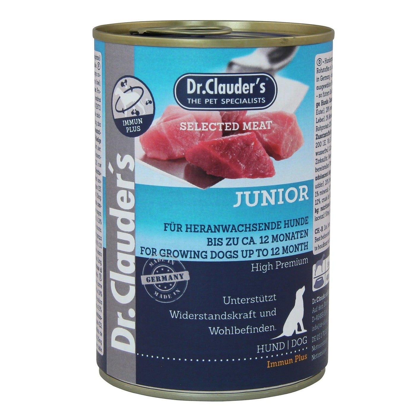 Artikel mit dem Namen Dr.Clauder's Immun Plus Junior im Shop von zoo.de , dem Onlineshop für nachhaltiges Hundefutter und Katzenfutter.