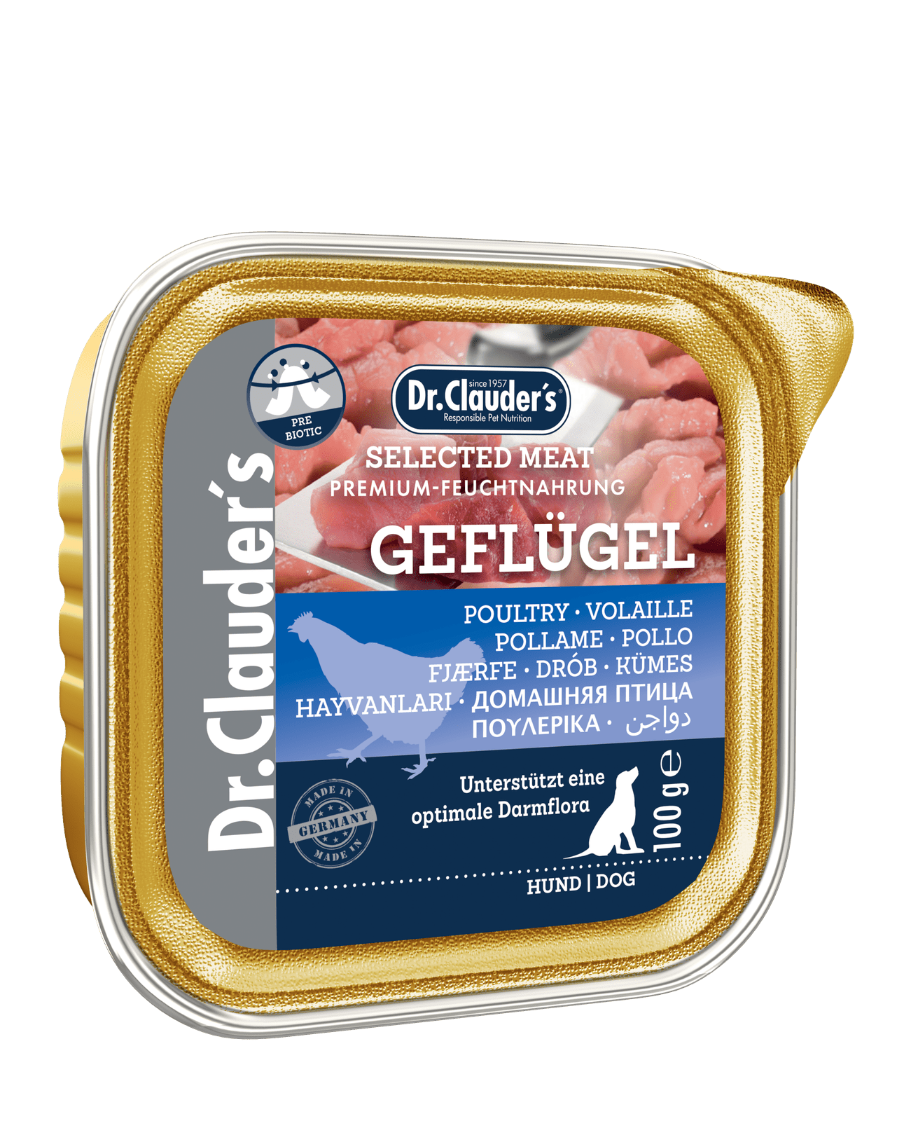 Artikel mit dem Namen Dr.Clauder's Prebiotics Geflügel im Shop von zoo.de , dem Onlineshop für nachhaltiges Hundefutter und Katzenfutter.