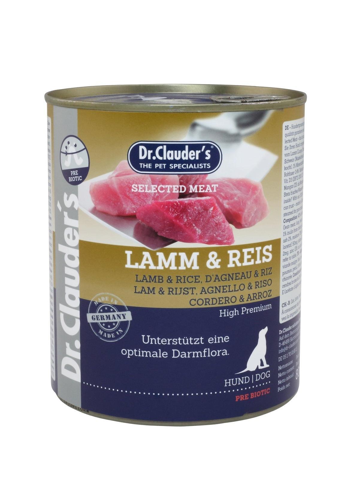 Artikel mit dem Namen Dr.Clauder's Prebiotics Lamm+Reis im Shop von zoo.de , dem Onlineshop für nachhaltiges Hundefutter und Katzenfutter.