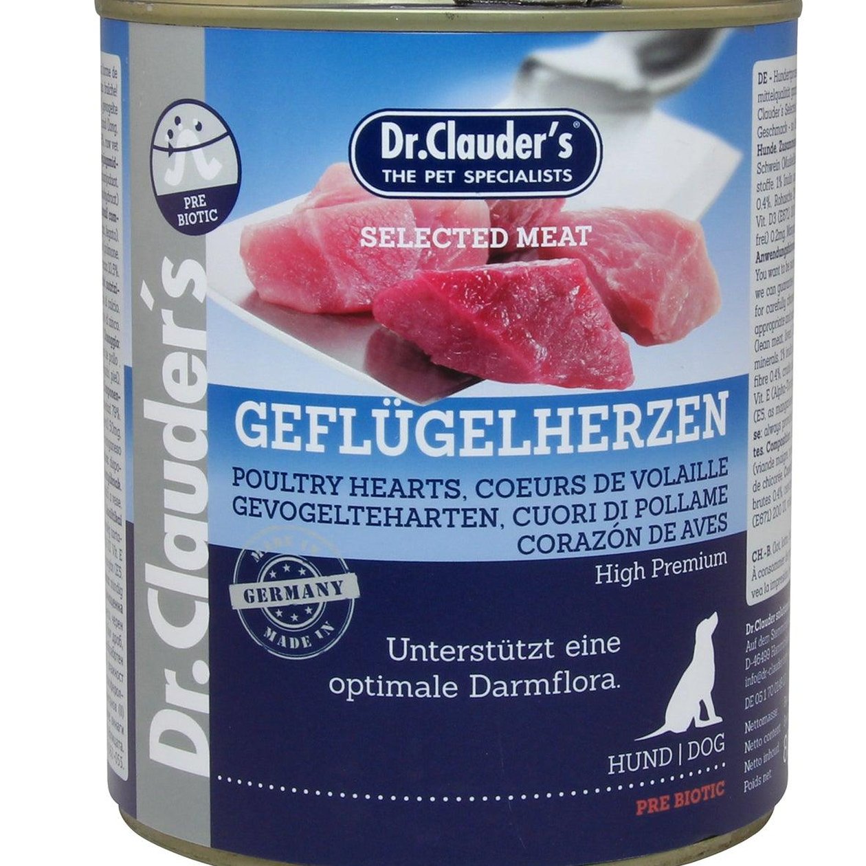 Artikel mit dem Namen Dr.Clauder's Selected Meat Geflügelherzen im Shop von zoo.de , dem Onlineshop für nachhaltiges Hundefutter und Katzenfutter.