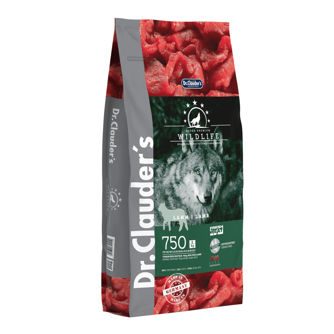 Artikel mit dem Namen Dr.Clauder's Wildlife Lamm im Shop von zoo.de , dem Onlineshop für nachhaltiges Hundefutter und Katzenfutter.