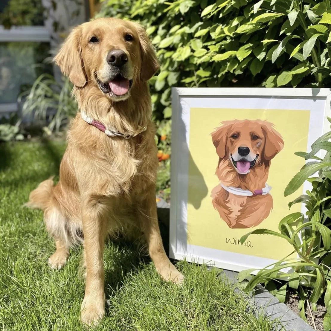 Artikel mit dem Namen draw my pet Tierportraits im Shop von zoo.de , dem Onlineshop für nachhaltiges Hundefutter und Katzenfutter.