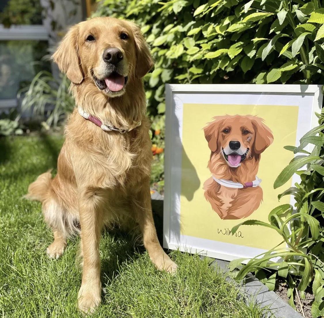 Artikel mit dem Namen draw my pet Tierportraits im Shop von zoo.de , dem Onlineshop für nachhaltiges Hundefutter und Katzenfutter.